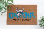 Disney Stitch Doormat Ohana 60 x 40 cm - immagine 4