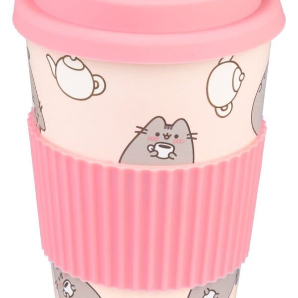 Pusheen Ceramic Mug with Lid 400 ml