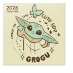 Star Wars The Mandalorian and Grogu 2027 Wall Calendar 30 x 30 cm