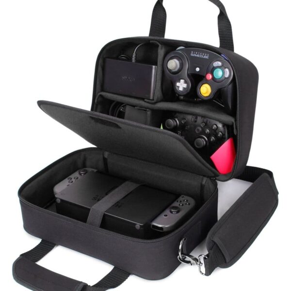 Enhance USA Gear S14 Console Gaming Nintendo Switch Case Black
