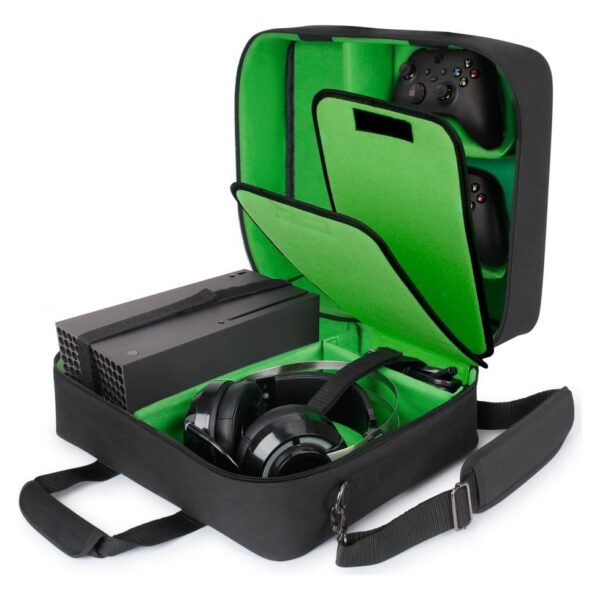 Enhance USA Gear S23 Console Gaming Xbox Case Green