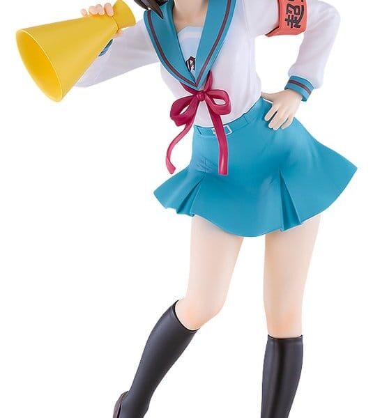 The Melancholy of Haruhi Suzumiya Pop Up Parade PVC Figure Haruhi Suzumiya L Size 22 cm