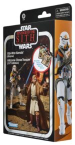 Star Wars Episode III Vintage Collection Action Figure 2-Pack Obi-Wan Kenobi & Airborne Clone Trooper 10 cm - immagine 5