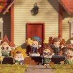 Knowknow Monster Hopscotch PVC Mini Figures Blind Box 12 cm Display (9)