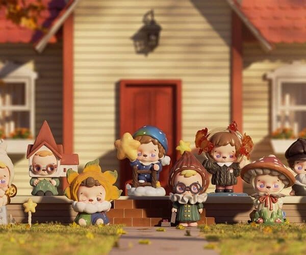 Knowknow Monster Hopscotch PVC Mini Figures Blind Box 12 cm Display (9)