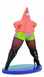 SpongeBob SquarePants Goofy Goober Rock Art Figure Patrick Star in Fishnets 15 cm - immagine 4