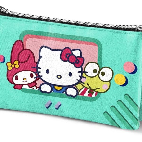 Sanrio Triple Pencil Case Hello Kitty Videogame
