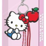 Sanrio Charm Keyring Hello Kitty Face