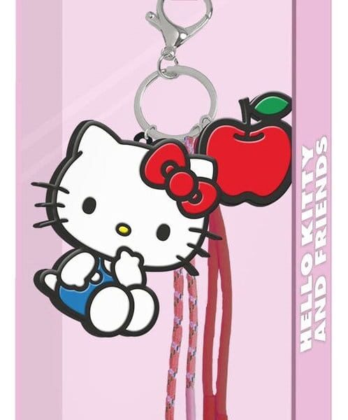 Sanrio Charm Keyring Hello Kitty Face