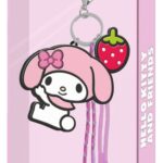Sanrio Charm Keyring My Melody Face