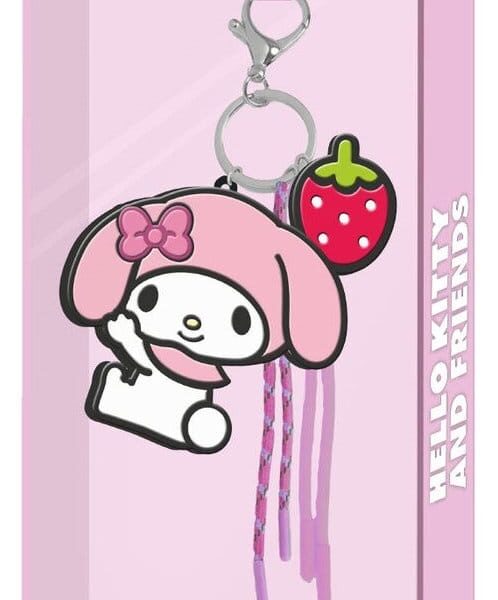 Sanrio Charm Keyring My Melody Face