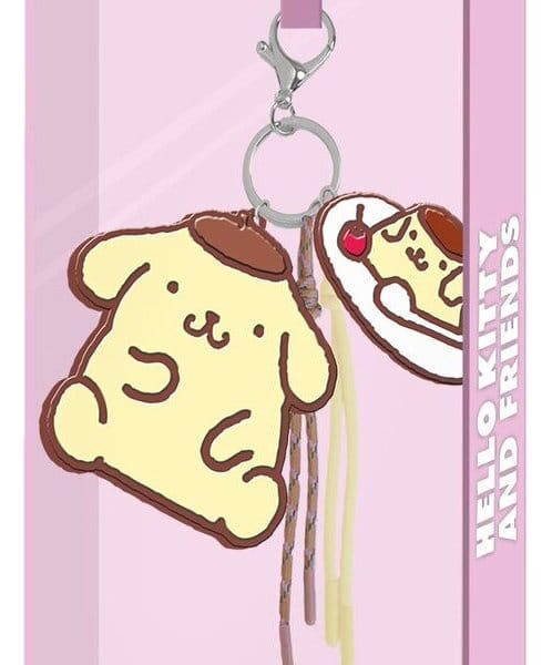 Sanrio Charm Keyring Pompompurin Face