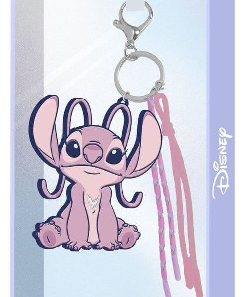 Lilo & Stitch Charm Keyring Angel Cute
