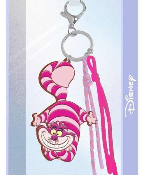 Alice in Wonderland Charm Keyring Cheshire Cat Smile