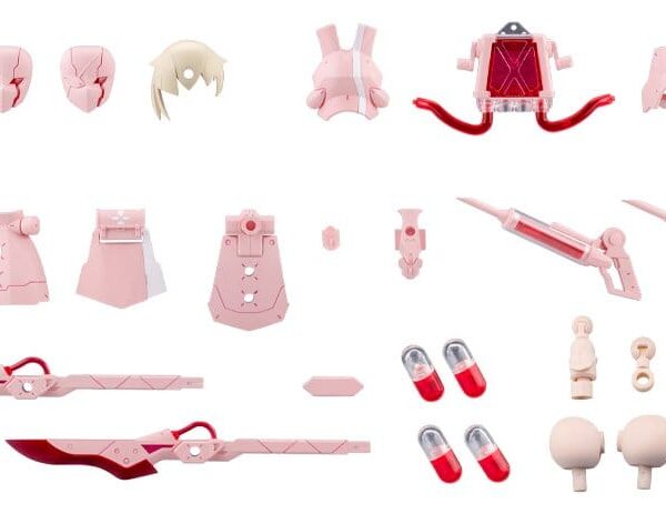 Megalomaria Unlimited Universe Plastic Model Kit Accessory Set Metamorphose Unit Exarmor Pink Nurse