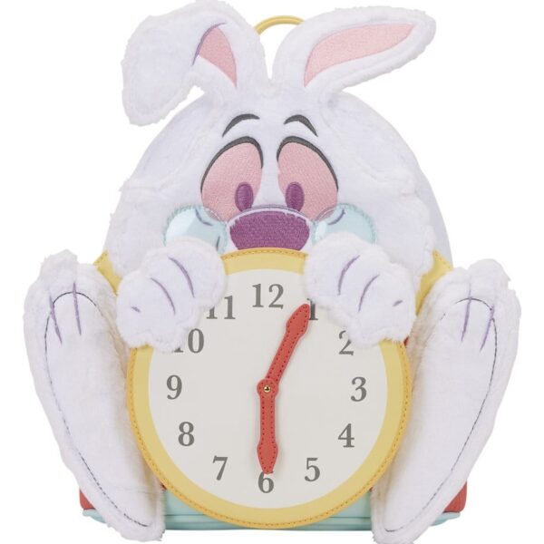 Disney by Loungefly Mini Backpack Alice in Wonderland White Rabbit