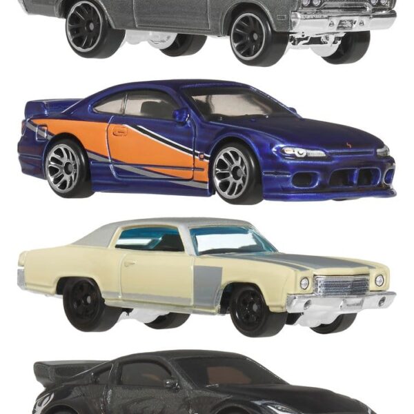Fast & Furious Hot Wheels Silver Series Die-Cast Vehicles 1/64 979M Tokyo Drift Assortment (24)