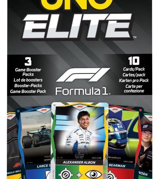 Formula 1 UNO Card Game Elite F1 Booster-Set