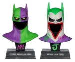 Batman DC Direct Mini Replica 1/3  2-pack Batman Cowls Hush & Knightfall (Jokerized) (Gold Label) 18 cm - immagine 3