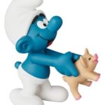 The Smurfs UDF Mini Figure Smurf with Pig 8 cm