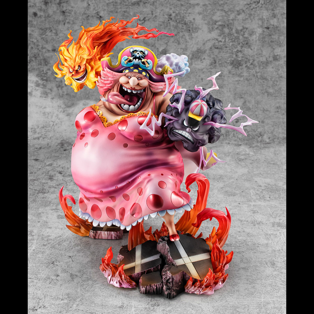x_meho716331 One Piece P.O.P PVC Statue Great Pirate Big Mom Charlotte Linlin 36 cm - immagine 1