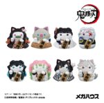 Demon Slayer: Kimetsu no Yaiba Mega Cat Project Minifigures 6 cm Demon Slayer Fortune Cats ver. 02 Blind Box Display (8) (Repeat)