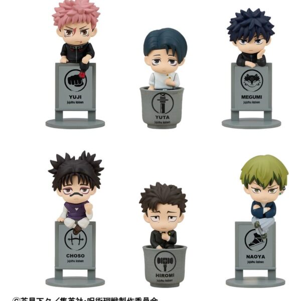 Jujutsu Kaisen Ochatomo Series Minifigures 4 cm The Culling Game Blind Box Display (6) (Repeat)