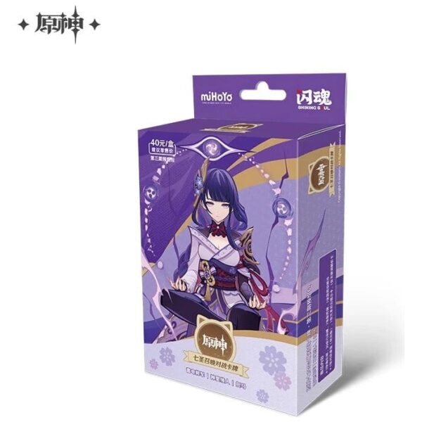Genshin Impact Trading Card Game Series 03 Pre-Build Starter Deck 01 Raiden Shogun *Chinese Version*