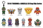 Tokidoki x Godzilla 3D Foam Bag Clips Display (24) - immagine 2