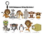 Madagascar 3D Foam Bag Clips Serie 1 Display (24) - immagine 3