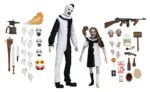 Terrifier 2 2-Pack Action Figures Ultimate Art the Clown & Little Pale Girl 18 cm - immagine 2