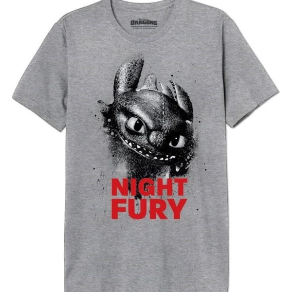 How to Train Your Dragon T-Shirt Night Fury Size L