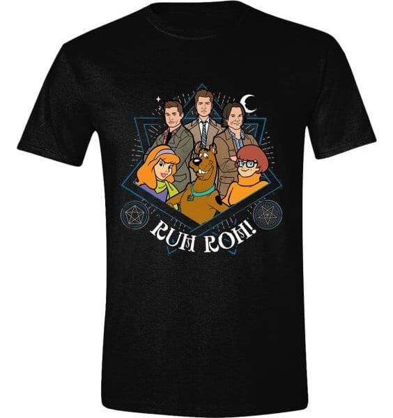 Supernatural T-Shirt Scoobynatural Group Ruh Roh Size L