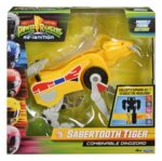 Mighty Morphin Power Rangers Combinable Dinozord Action Figure Sabertooth Tiger 20 cm - immagine 2