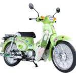 Tohoku Zunko/Zundamon Project Plastic Model Kit 1/12 Honda Super Cub Zundamon Edition 11 cm