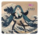 Hatsune Miku x Katsushika Hokusai iXima Mousepad The Great Wave off Kanagawa/Fine Wind, Clear Morning