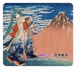 Hatsune Miku x Katsushika Hokusai iXima Mousepad The Great Wave off Kanagawa/Fine Wind, Clear Morning - immagine 2