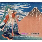 Hatsune Miku x Katsushika Hokusai iXima Mousepad Fine Wind, Clear Morning