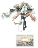 Hatsune Miku x Katsushika Hokusai iXima Die-Cut Acrylic Stand The Great Wave off Kanagawa 10 cm (5) - immagine 4