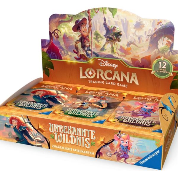 Disney Lorcana TCG Unbekannte Wildnis Booster Display (24) *German Edition*