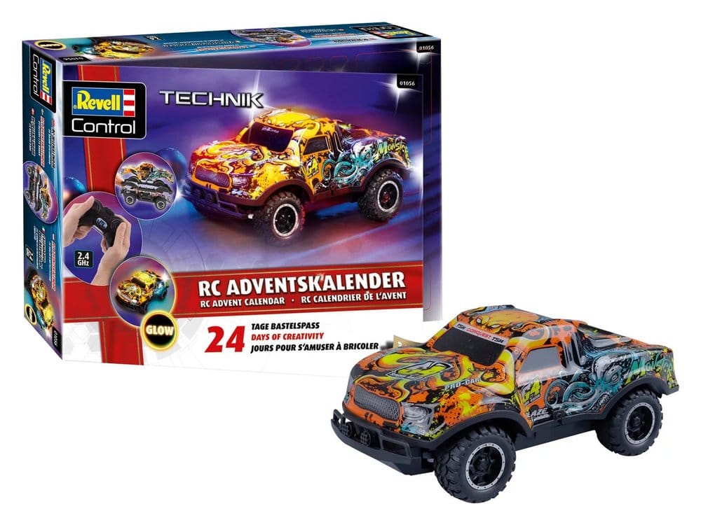 x_rev01056 Revell Control Advent Calendar RC Car Christmas Driver 28 cm - immagine 1