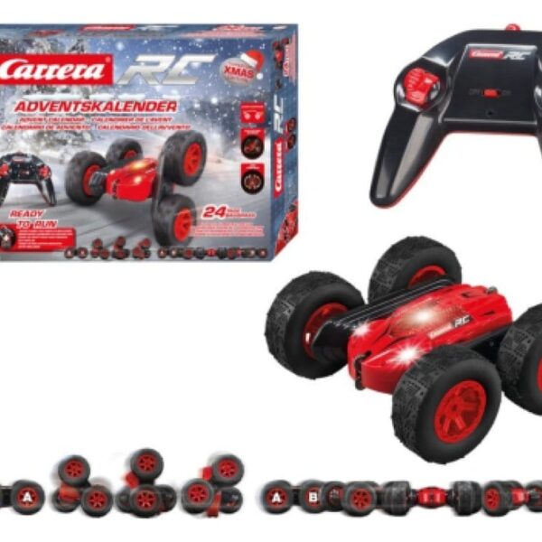 Carrera RC Advent Calendar Stunt Car X-Mas Turnator 16 cm