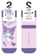 Sanrio Socks Kuromi Japanese Short 36-40 - immagine 2