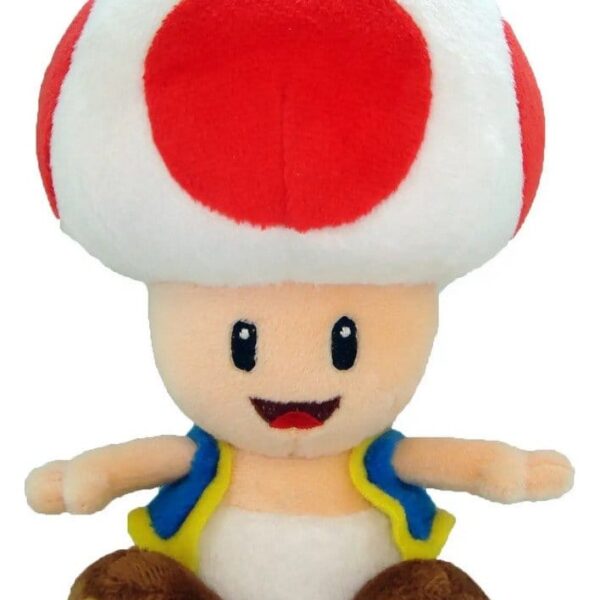 Super Mario Plush Figure Toad 17 cm