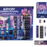 KPop Demon Hunters 12-Piece Stationery Set A4 Bumper