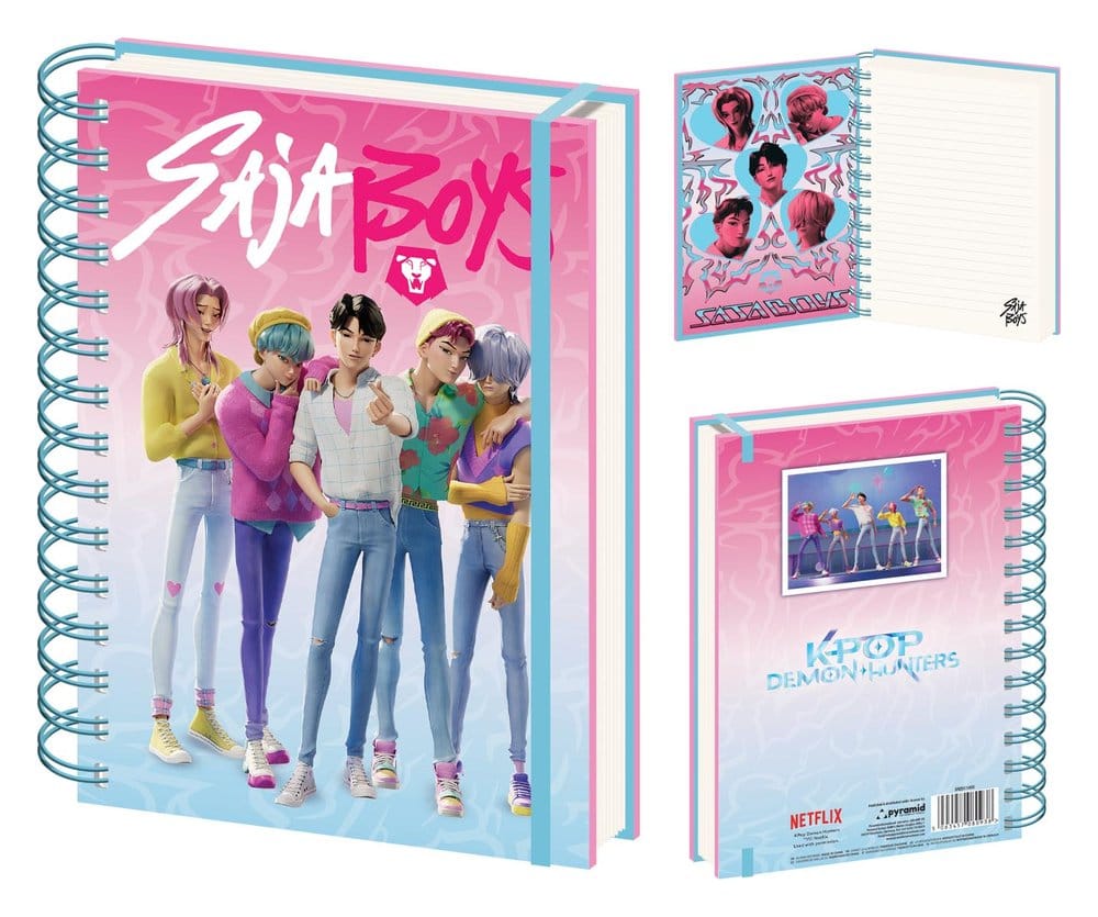 x_sr2511455 KPop Demon Hunters Wiro Notebook A5 Saja Boys - immagine 1