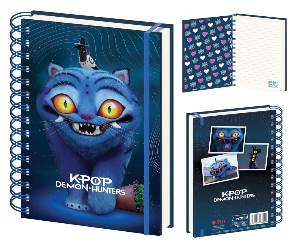 x_sr2511458 KPop Demon Hunters 3D Wiro Notebook A5 Derpy Tiger - immagine 1