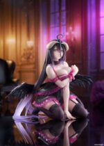 Overlord Desktop Cute PVC Figure Albedo (Negligee ver.) 13 cm - immagine 2