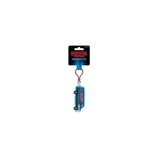 Stranger Things Torch Key Clip Keychain WSQK Van