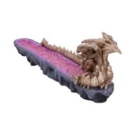 SKELETAL SLUMBER DRAGON INCENSE BURNER - immagine 6